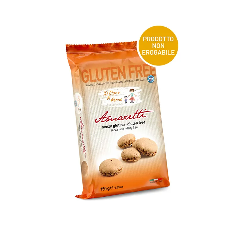 PANE ANNA AMARETTI SENZA LATTE