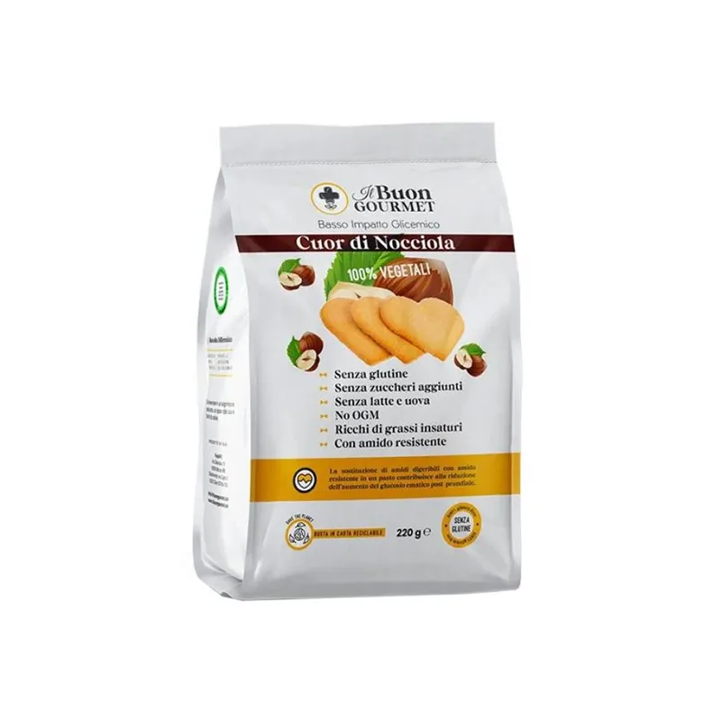 IL BUON GOURMET BISCOTTI CUOR DI NOCCIOLA