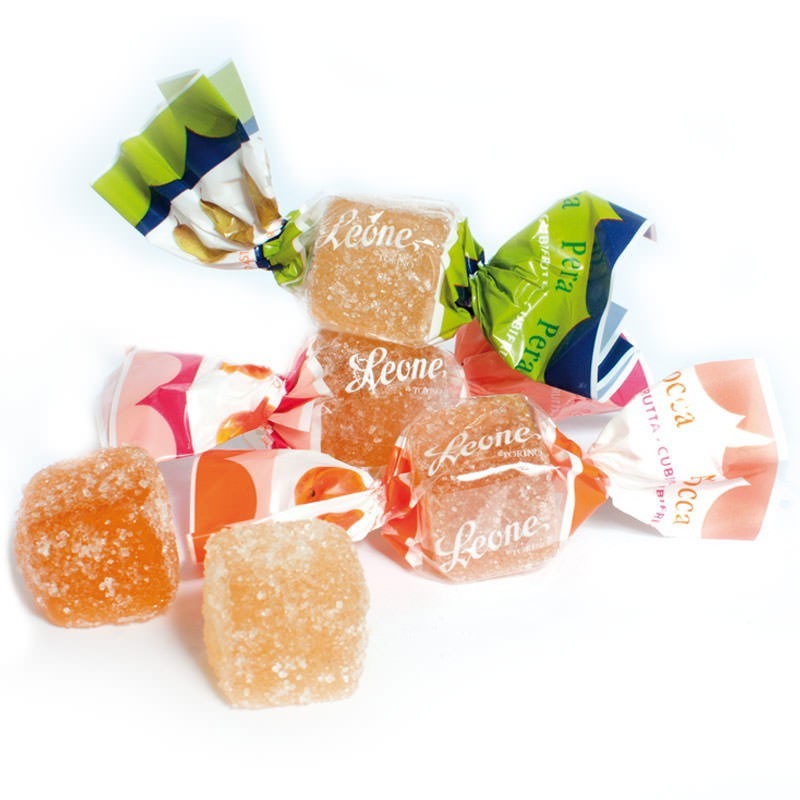 Gelatine Cubifrutta – polpa di frutta – Leone